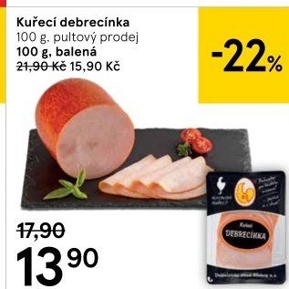 Kuřecí debrecínka DZ Klatovy