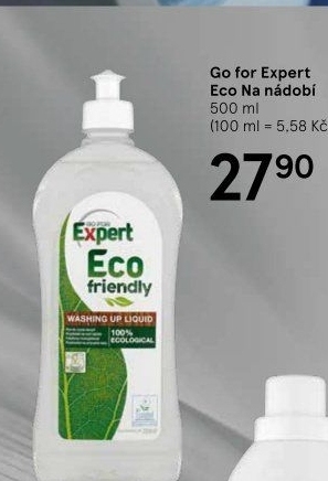 Prostředek na nádobí Eco Go For Expert
