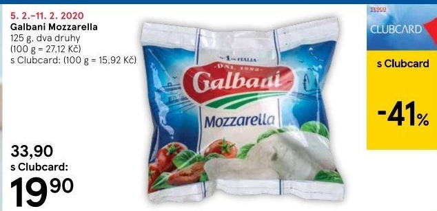Sýr Mozzarella Galbani