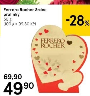 Bonboniéra srdce Ferrero Rocher