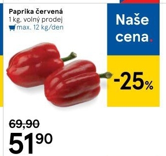 Paprika červená