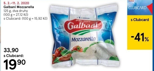 Sýr Mozzarella Galbani
