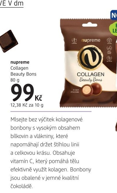 Čokoládové bonbony Nupreme