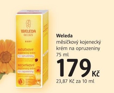 Krém na opruzeniny měsíčkový kojenecký Baby Weleda