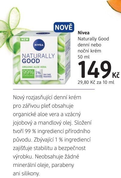 Krém pleťový Naturally Good Nivea