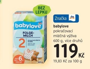 Mléčná výživa Babylove