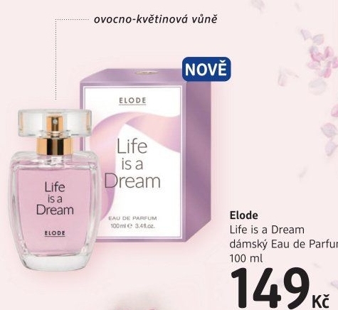 Parfémovaná voda dámská Life is a Dream Elode