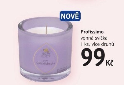 Svíčky ve skle vonné Profissimo