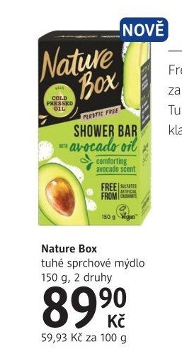 Tuhé mýdlo Nature box