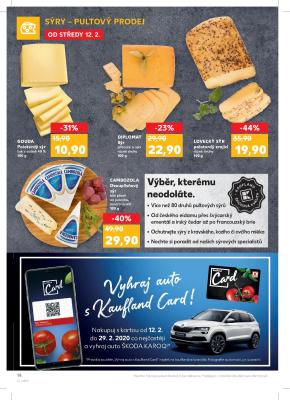 akční leták Kaufland 12.2.2020-18.2.2020