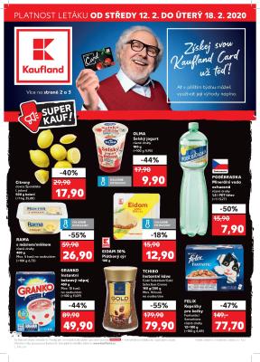 akční leták Kaufland 12.2.2020-18.2.2020