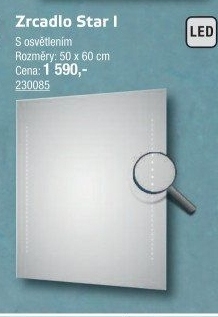 LED zrcadlo