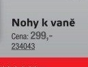 Nohy k vaně A - Interiéry