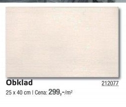 Obklady UNI HOBBY