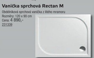 Sprchová vanička Roltechnik