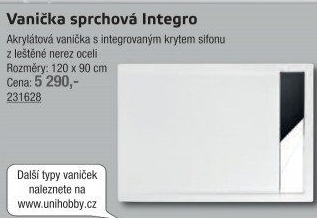 Sprchová vanička Roltechnik