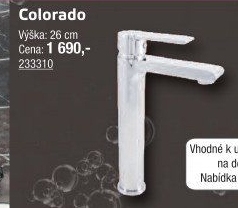 Umyvadlová baterie Colorado Ravslezák