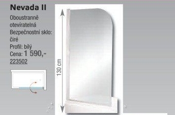 Zástěna vanová Hopa