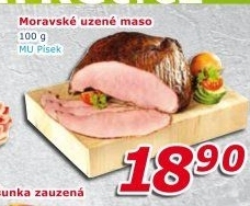 Moravské maso uzené Maso uzeniny Písek