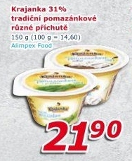 Tradiční pomazánkové Krajanka