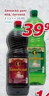 Víno stolní Zámecká paní