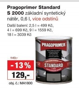Barva na kov Standard Pragoprimer