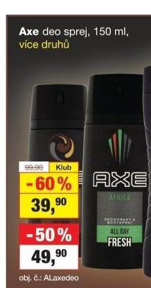 Deodorant sprej Axe