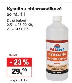 Kyselina chlorovodíková solná Baltech