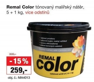 Malířský nátěr Color Remal