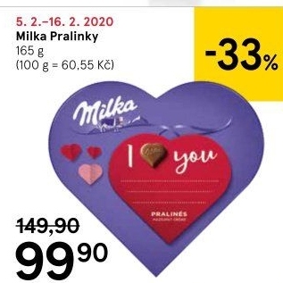 Bonboniéry Milka