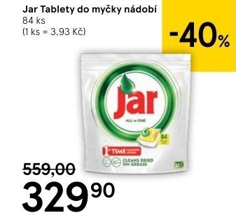 Kapsle do myčky Jar