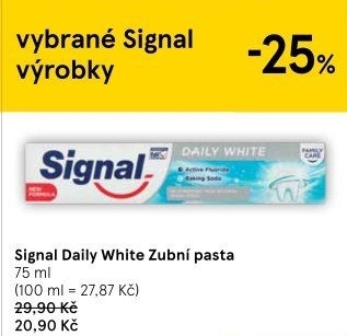 Pasta na zuby Daily White Family Signal