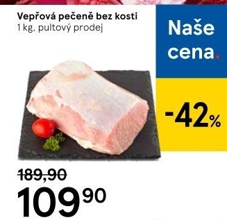 Vepřová pečeně bez kosti