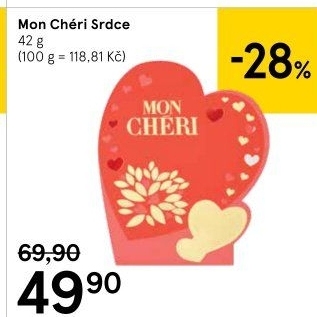 Bonboniéra srdce Mon Cheri Ferrero
