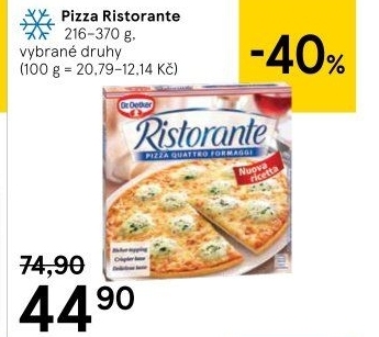 Pizza mražená Ristorante Dr. Oetker