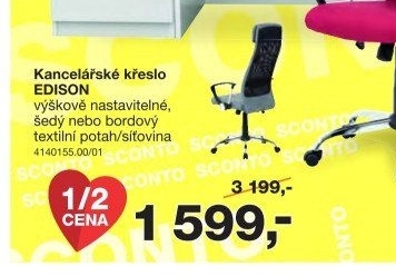 Kancelářská židle Edison