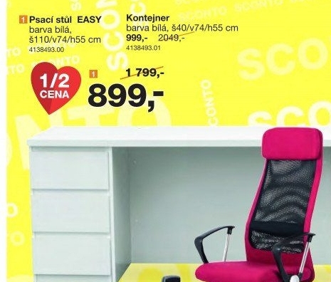 Psací stůl Easy