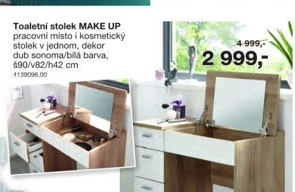 Toaletní stolek Make up