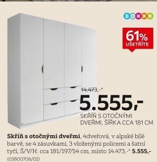 Šatní skříň Boxxx