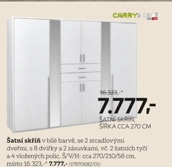 Šatní skříň Carry Home