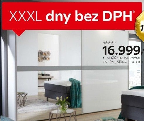 Šatní skříň Moderano