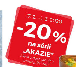 -20% na sérii Akazie