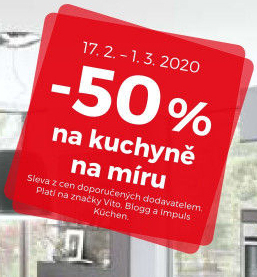 -50% na kuchyně na míru