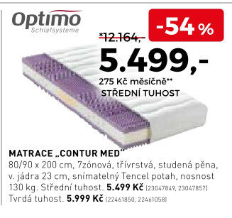 Matrace contur med