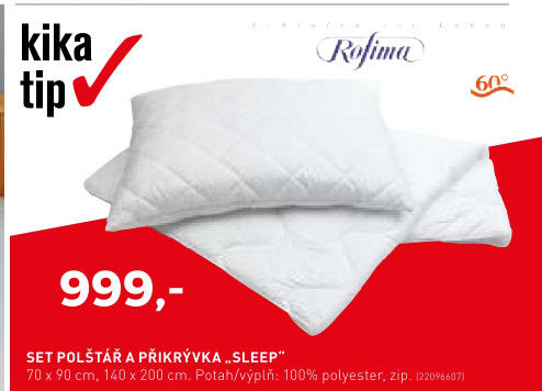 Polštář a přikrývka Sleep