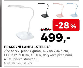 Pracovní lampa Stella