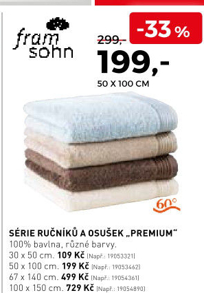 Ručníky a osušky Premium