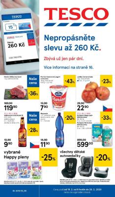 akční leták Tesco 19.2.2020-25.2.2020