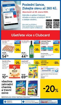 akční leták Tesco 19.2.2020-25.2.2020