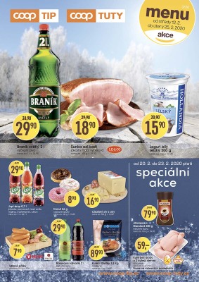 akční leták COOP 12.2.2020-25.2.2020